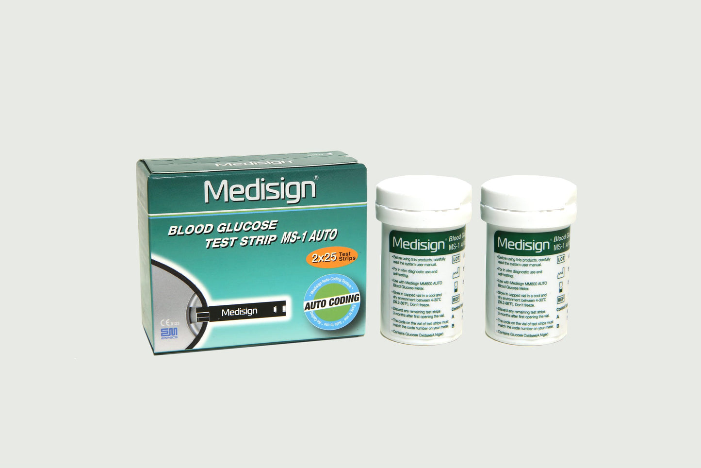Blood Glucose Test Strips MS-1 (2 x 25) - Medisign