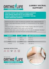 ortholife lumbar support