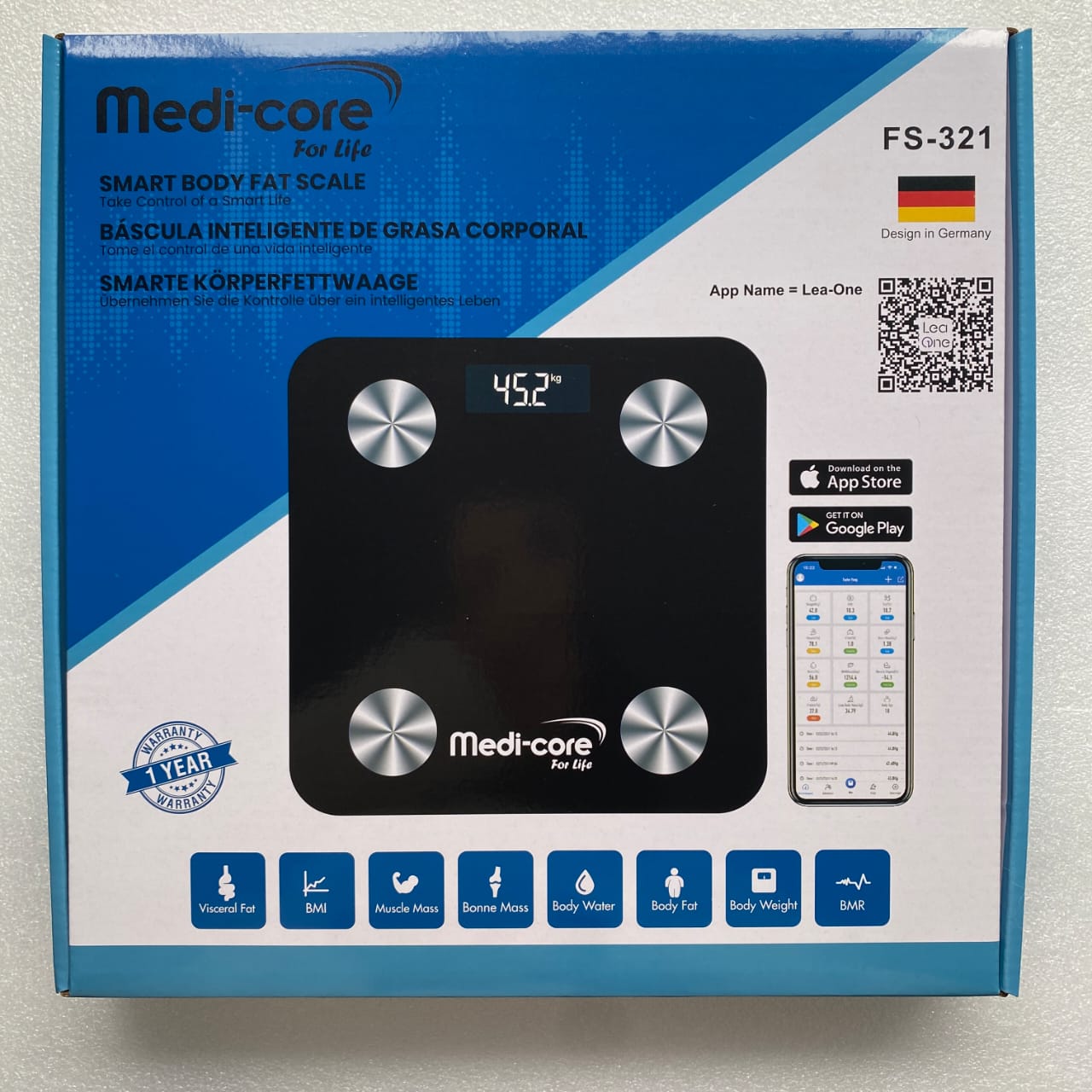 Medi-core BMI Weightscale FS321